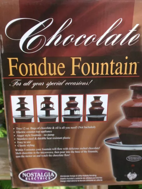 Petite Fontaine À Fondue Chocolat Nostalgie Électrique 3