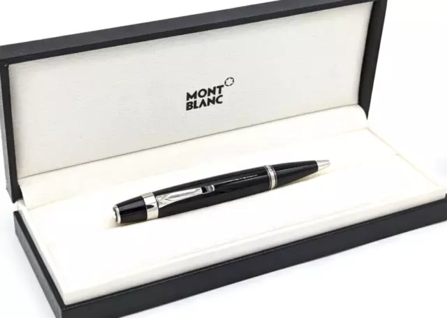 Montblanc Boheme Platin Noir Kugelschreiber - M - Meisterstück Ballpen - NOS