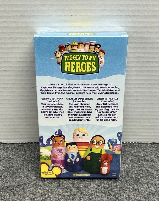 DISNEY HIGGLYTOWN HEROES Meet The Heroes Around Us Playhouse VHS Sealed ...