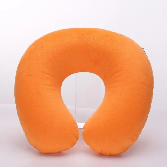Travel U-shaped Pillow Inflatable Neck Pillow Car Head Neck Rest Air Cushion NEW 9