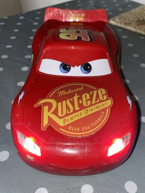 Disney Pixar Cars Talking Interactive Lightning McQueen Mattel. Lights Up
