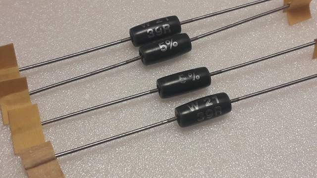 Tonalité Or 5% 16 Ohm 25W Résistances Bobinées Enveloppées Aluminium - Foto 6