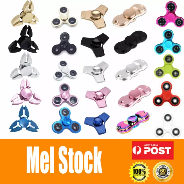 AU 3D Fidget Hand Finger Spinner EDC Focus Stress Reliever Toys For Kids Adults