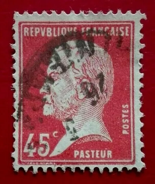 France:1924 -1926 Pasteur 45 C.  Collectible Stamp.