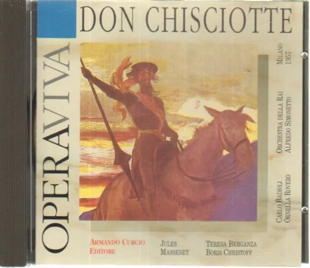 DON CHISCIOTTE di Jules Massenet Opera Viva CD Audio