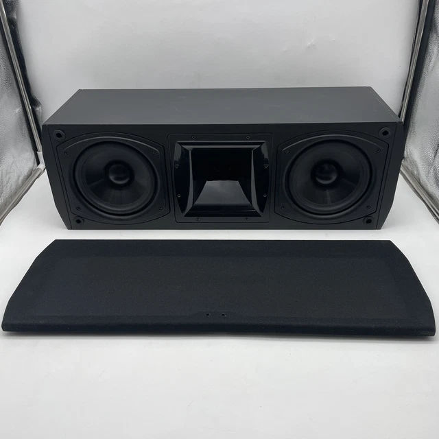Klipsch KSP-C6 Center Channel Speaker Tested Working Missing Emblem Klipsch KSP-C6 Center Channel Speaker Tested Working Missing Emblem