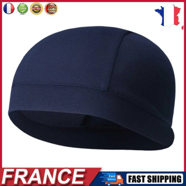 Cycling Skull Cap Helmet Lining Beanie Outdoor Sport Equipment (Dark Blue) fr