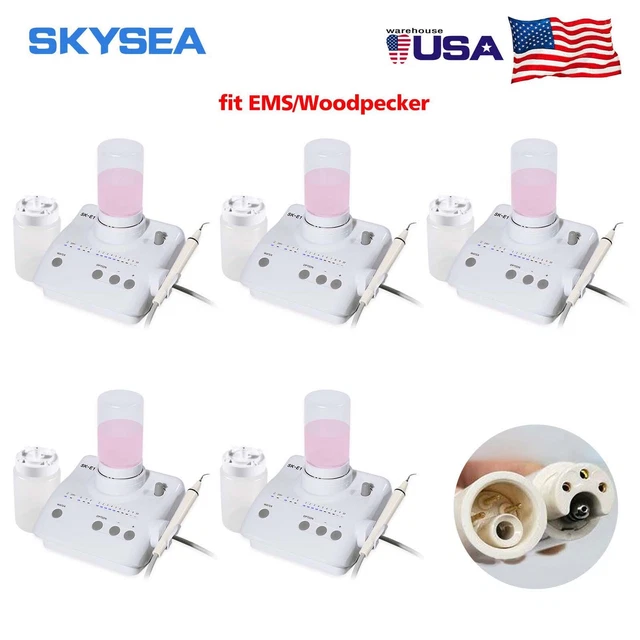 5*Dental Ultrasonic Piezo Scaler Electric Tooth Cleaner Bottles fit Cavitron EMS