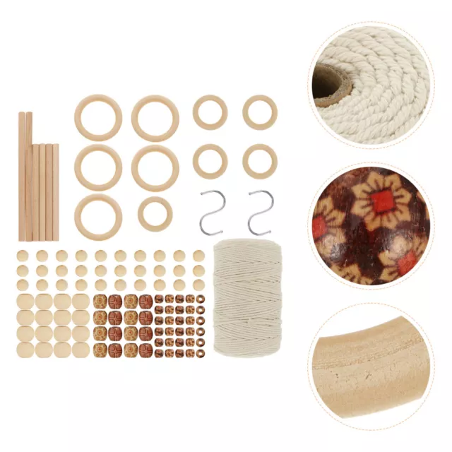 Kit de colgador de pared de material de tapiz de macramé conjunto botánico