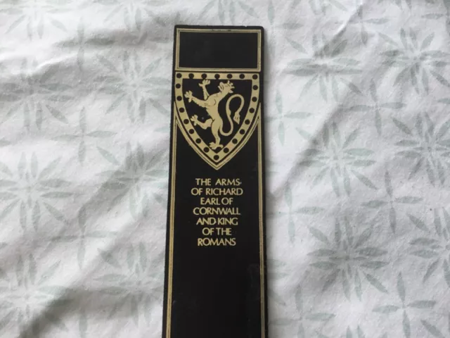 Tintagel Castle, Cornwall - Leather Bookmark - Excellent