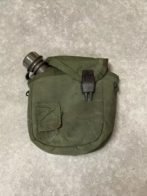 USMC Green Canteen With Cover Pouch No Sling