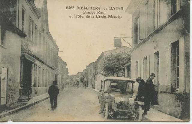 Postcard / Postcard Meschers Les Bains Grande Rue Hotel De La Croix Rouge