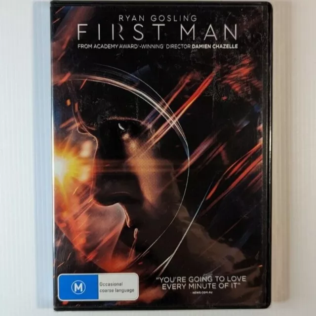 First Man (DVD, 2018) Ryan Gosling Biographical Drama Region 4 *Sealed*