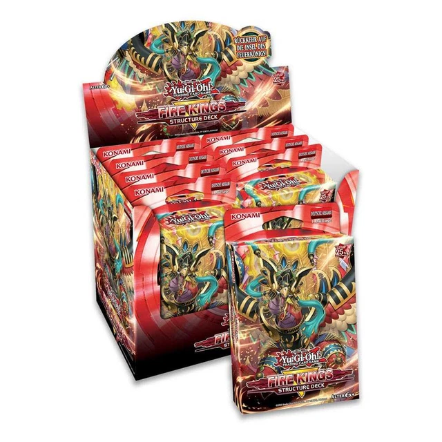 Yu-Gi-Oh! Structure Deck Fire Kings – Réimpression – 48 Cartes – Ultra Rares, Super Rares, Commons