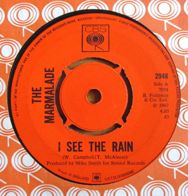 MARMALADE I See The Rain Cbs £17.00 PicClick UK