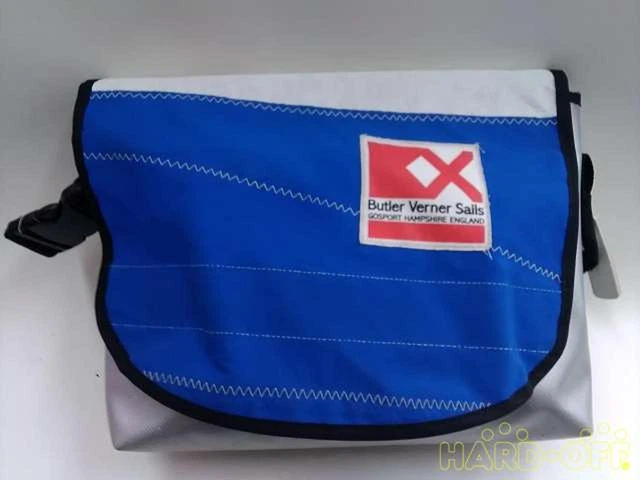 Butler Rerner Sails American Rag Cie Collaboration/Silver Blue Shoulder Bag