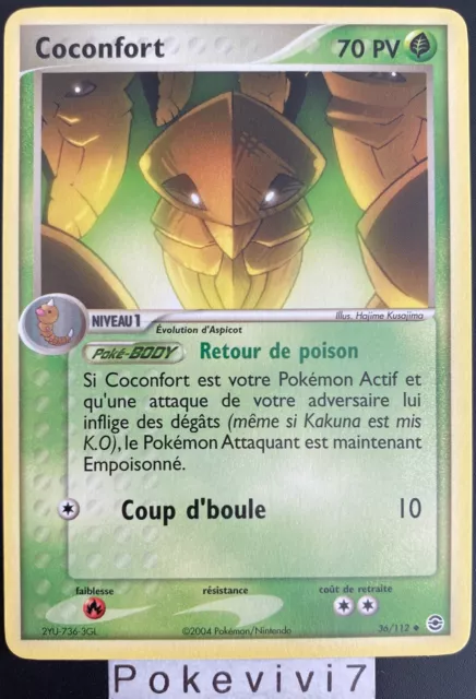 Carte Pokemon COCONFORT 36/112 Bloc EX Rouge Feu Vert Feuille FR NEUF