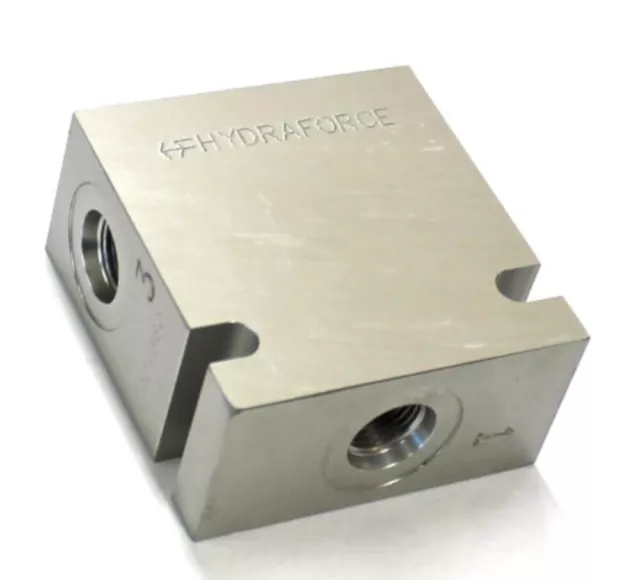 HY 7024360 - Cuerpo Hydraforce #10 - 3 puertos - #6 ORB aluminio - 3000 PSI