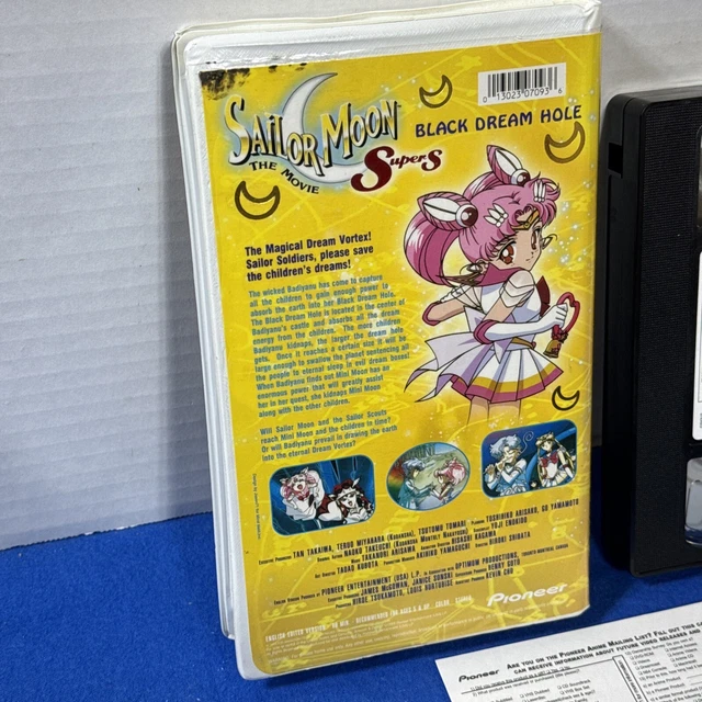SAILOR MOON SUPERS Movie Black Dream Hole (VHS, 2000) £6.15 PicClick UK