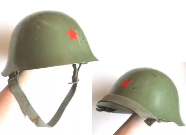 Jugoslawien Armee - Stahlhelm Tito -Zeit communist Yugoslavia army STEEL HELMET