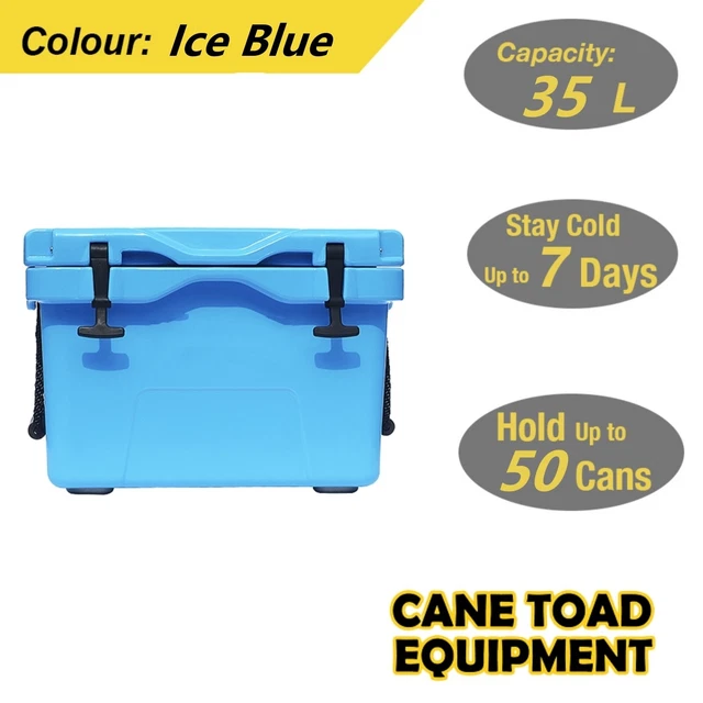 35L HARD COOLER Ice Box Chilly Bin Esky Camping Picnic Fishing 2in1
