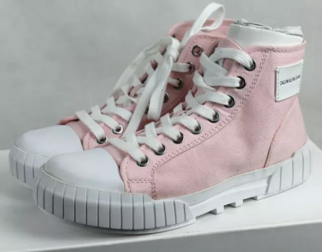 Calvin Klein Stoff Schuhe Chucks Sneaker rosa Damen,Mädchen Gr.35,neu