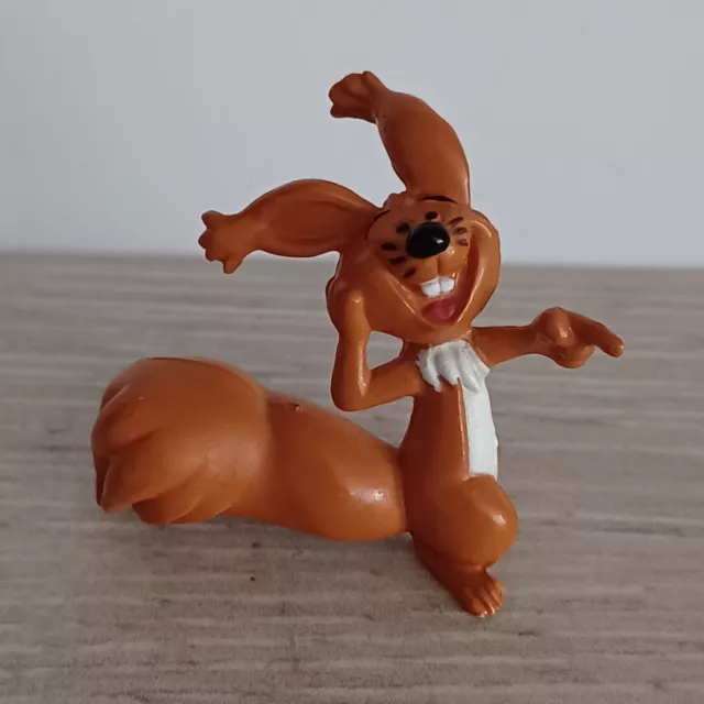 Rare petite Figurine SPIP écureuil SPIROU - Spip moqueur - Bonbons Léo 1995