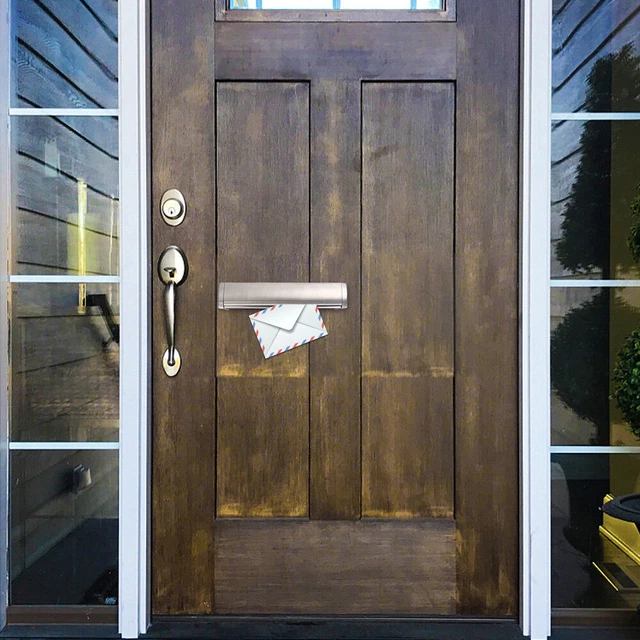 1 pz cassetta postale stile europeo cassetta postale intarsiata cassetta postale acciaio inox per porta