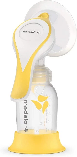 Manual Breast Pump with Flex Shields Harmony Single Hand for More Comfort and Ex