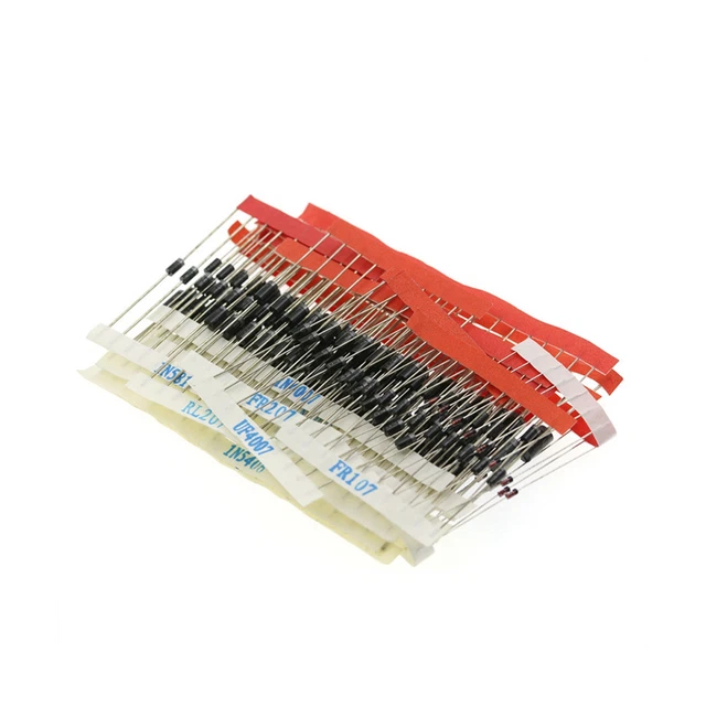 Pack D'éChantillons de Diodes de Redressement 200 PièCes 14 Types 1N5404 RL207G9