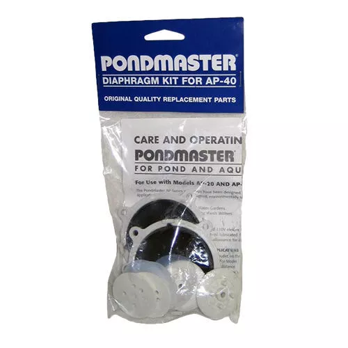 Pondmaster Model AP-40 Air Pump Replacement Diaphragm Rebuild Kit - Part # 14545