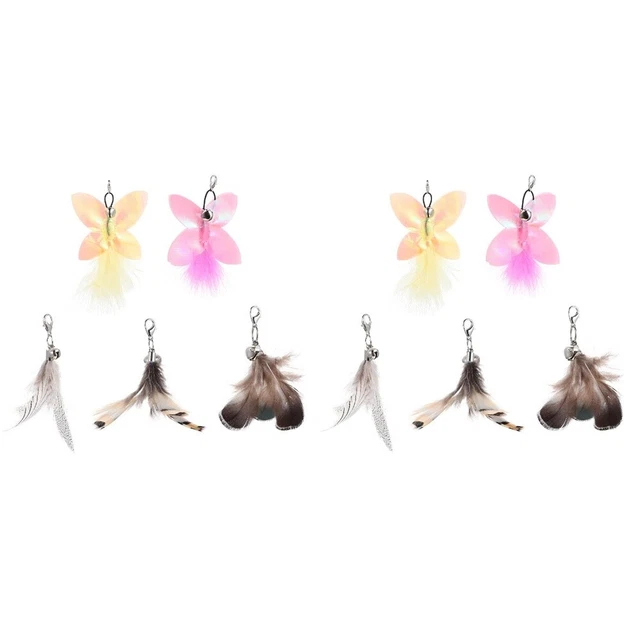 10 Pcs Indoor Cat Toys The Cat Kitten Toys Replacement Cat Wand