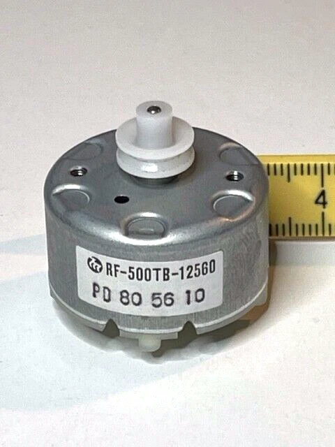 Moteur Electrique DC 1.5-12V - Vitesse 2700 Tours/min, Diamètre 32mm Pour Projets DIY Et Modélisme