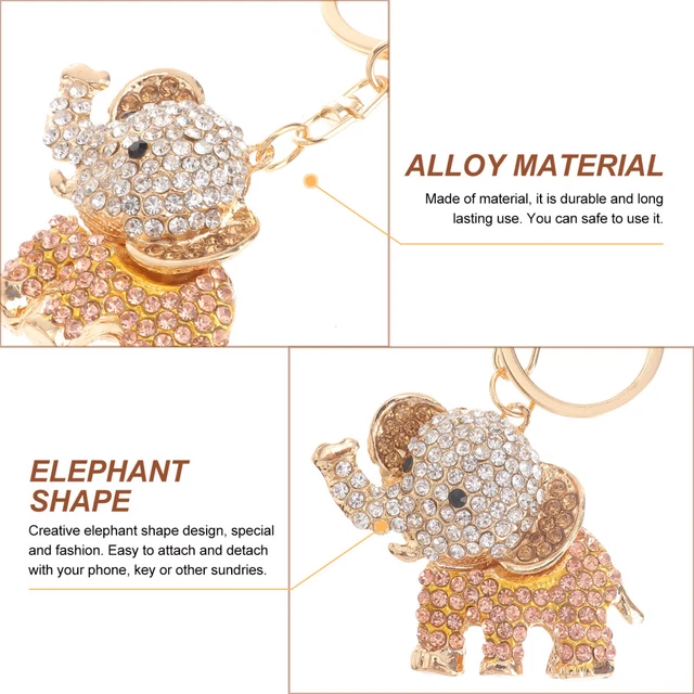 Jewelry Clasps Keyring Metal Keychain White Keychain Lady Bags 9