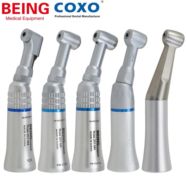 COXO BEING Dental Low Speed 1:1 Contra Angle Handpiece Push Latch NSK EC FX23