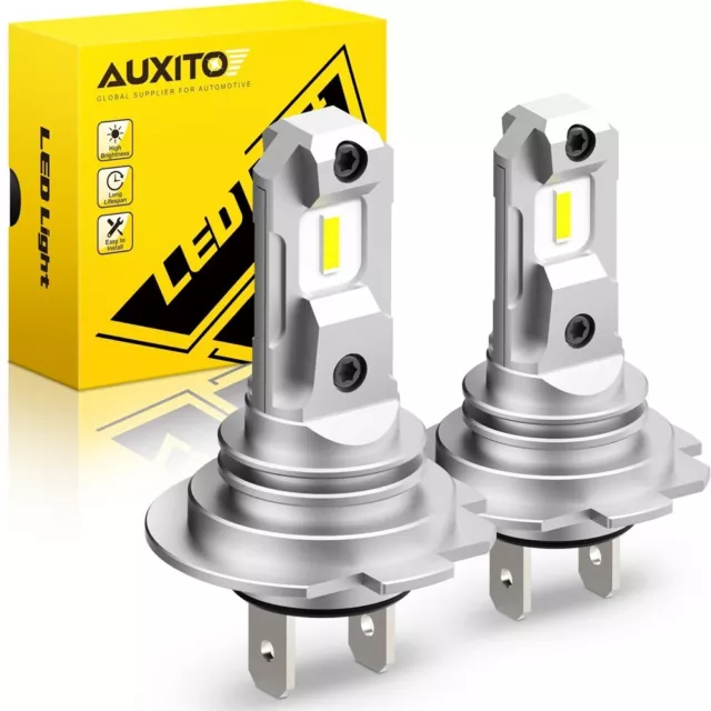 AUXITO H7 LED Headlight Conversion Kit High Lo Beam Bulbs 21w 6500k White Canbus