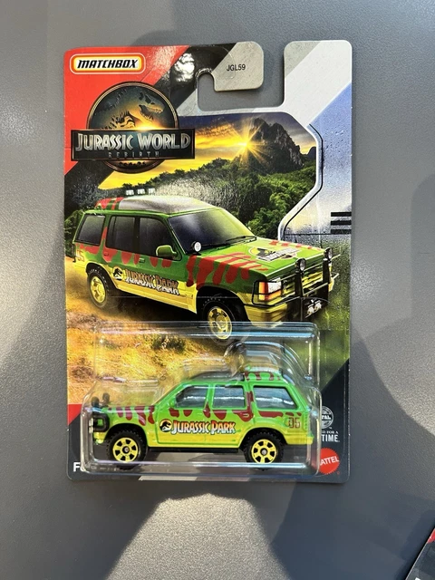 MATCHBOX 2025 FORD Explorer (#5) Jurassic World Rebirth $13.38 ...