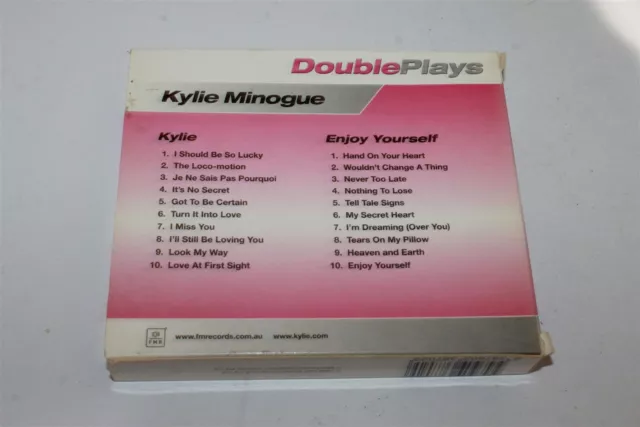 Kylie Minogue Double Plays 2 Original Albums Kylie / Enjoy Yourself CD Boxset 2