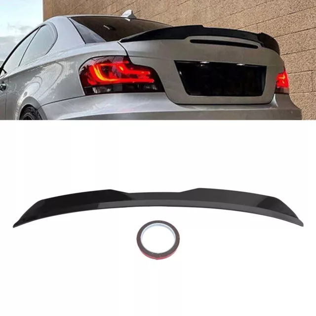 99cm REAR TRUNK BOOT SPOILER LIP GLOSS FOR BMW 1 SERIES E82 COUPE M4 STYLE 07-13