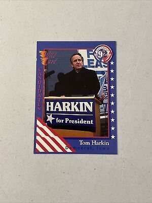 1992 AAA Sports Decision 92 Wild Card Democratic Candidate Tom Harkin #9
