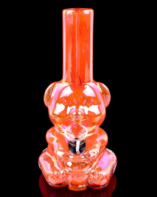 THICK Mini CUTE Bear Animal BONG HEAVY Glass Water Pipe GIRL Pipe HOOKAH *USA*