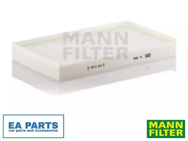 Filter, interior air for MERCEDES-BENZ MANN-FILTER CU 3540