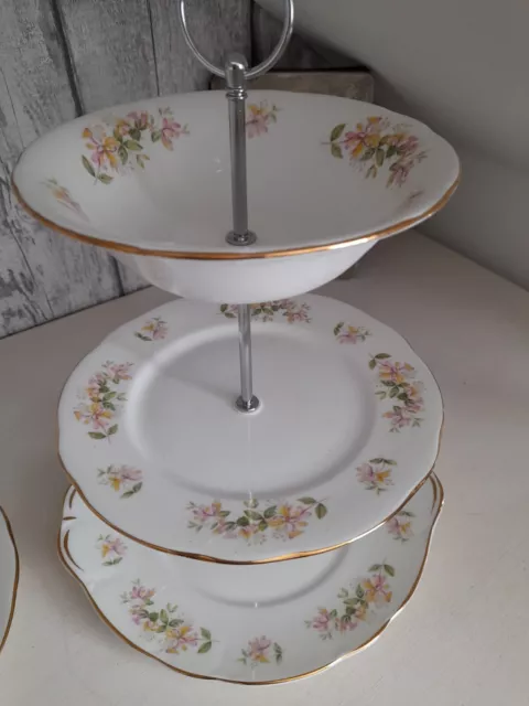 3 Tier Cake Stand Duchess Honeysuckle