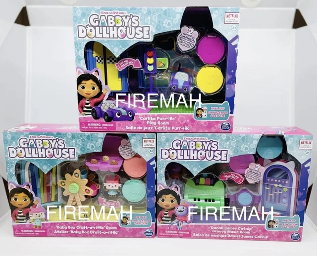 GABBY’S DOLLHOUSE BABY Box CraftARiffic, Dj Catnip & Carlita Purr