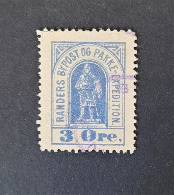 STAMPS DENMARK LOCAL POST RANDERS USED - #4863a