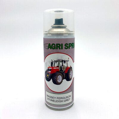 Agricolour - Stoneleigh Grey Gloss Paint 400ml Aerosol - Sparex Part S.92113