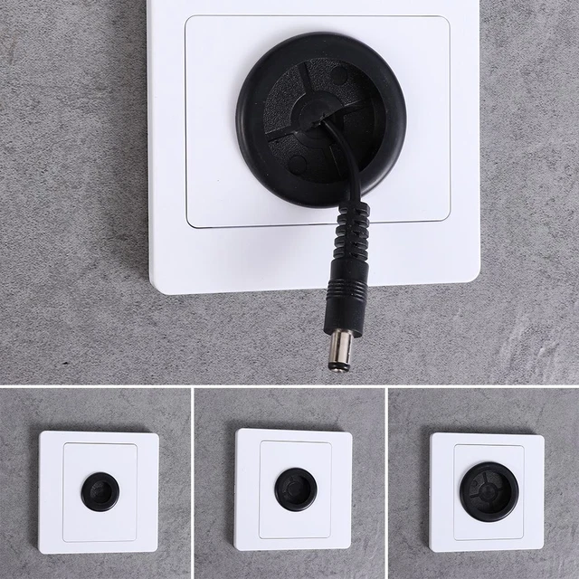 Pad di gomma custodia decorativa pannello senza parete presa cavo pannello coperchio cavo