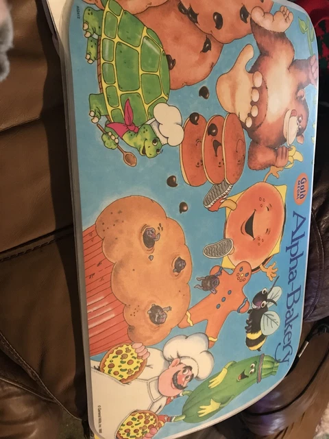 Vintage Gold Medal Alpha-Bakery General Mills Vinyl Activity Placemat 1988