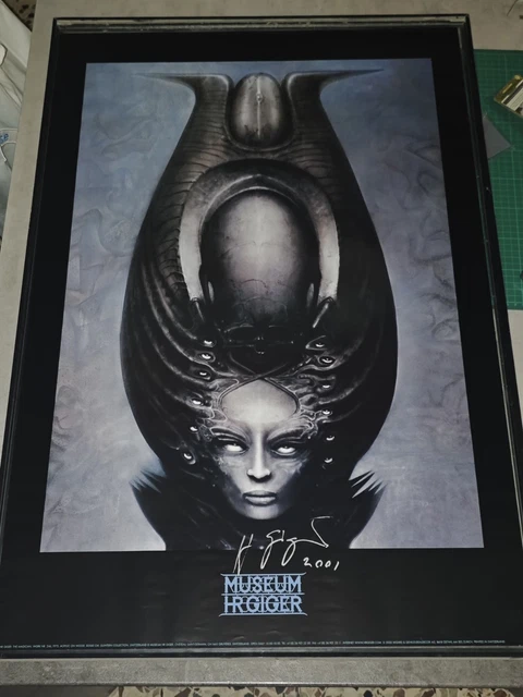 H.R GIGER, THE Magician 1973, Authentic Poster 2001, Signed By Giger ...