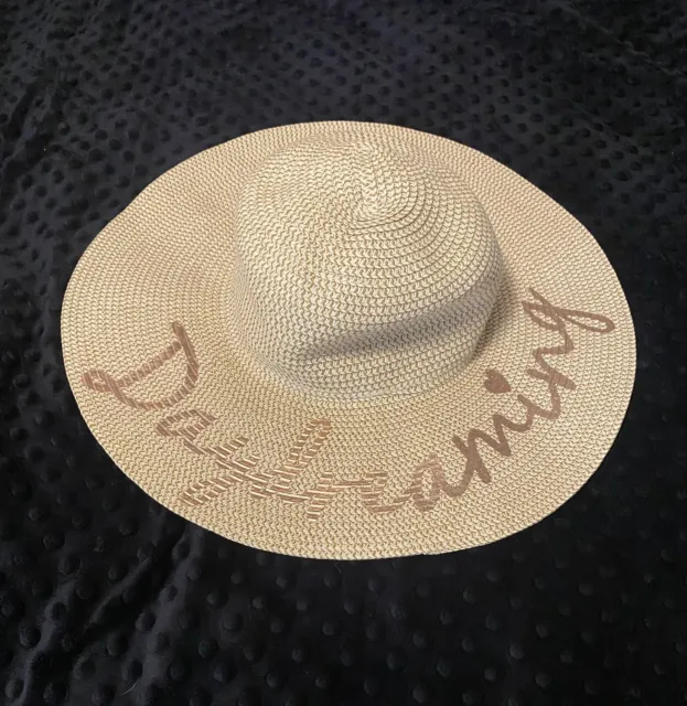 David and Young Womens Hat Packable Floppy Beach Sunhat Daydreaming